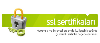 sunucunuz icin ssl sertifikalar�